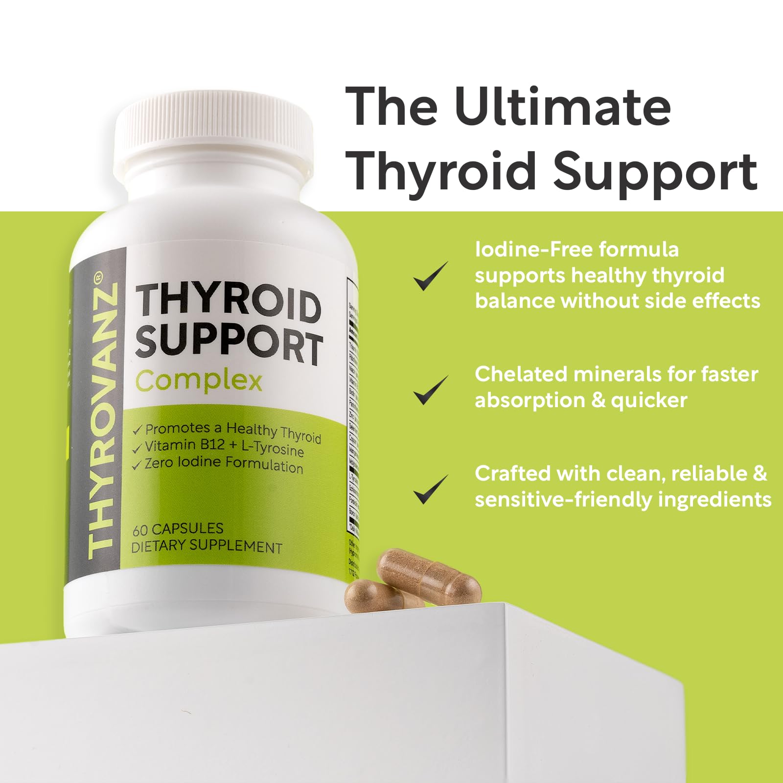 THYROVANZ textura de cápsula mostrando calidad y fácil ingestión