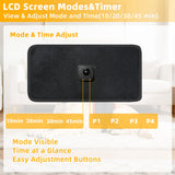 tidytech pantalla LED con temporizador visible que controla sesiones