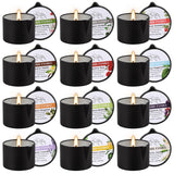 TLNFHRPI todos los recipientes de 1oz dispuestos, variedad de aromas