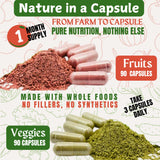 TM NATURALS etiqueta con ingredientes y tabla nutricional clara