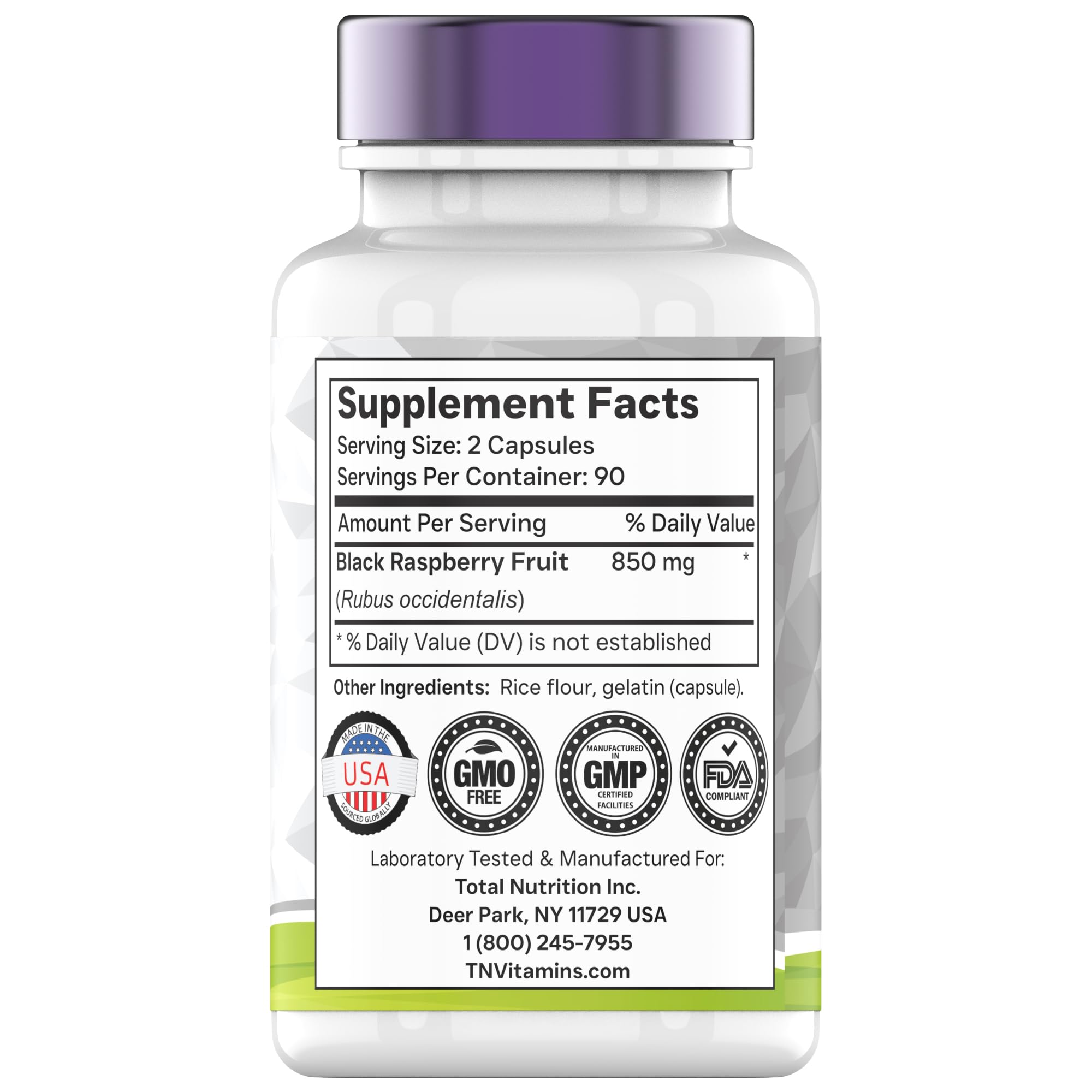 tnvitamins cápsulas en primer plano, fácil de tragar y convenientes