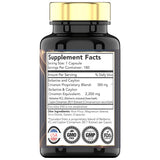 tnvitamins detalle de una cápsula resaltando la dosis de 2200 mg