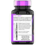 tnvitamins frasco abierto con cápsulas para ilustrar cantidad por envase