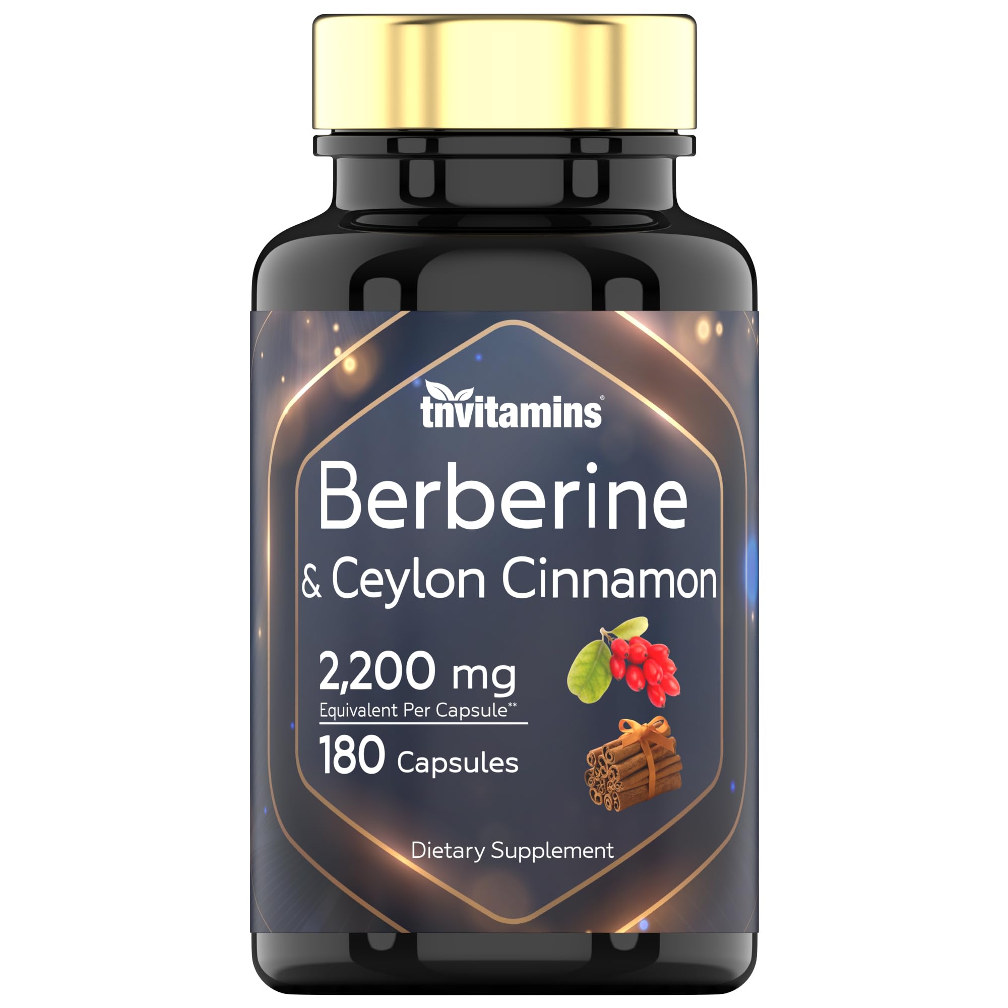 tnvitamins frasco frontal mostrando 180 cápsulas y etiqueta clara