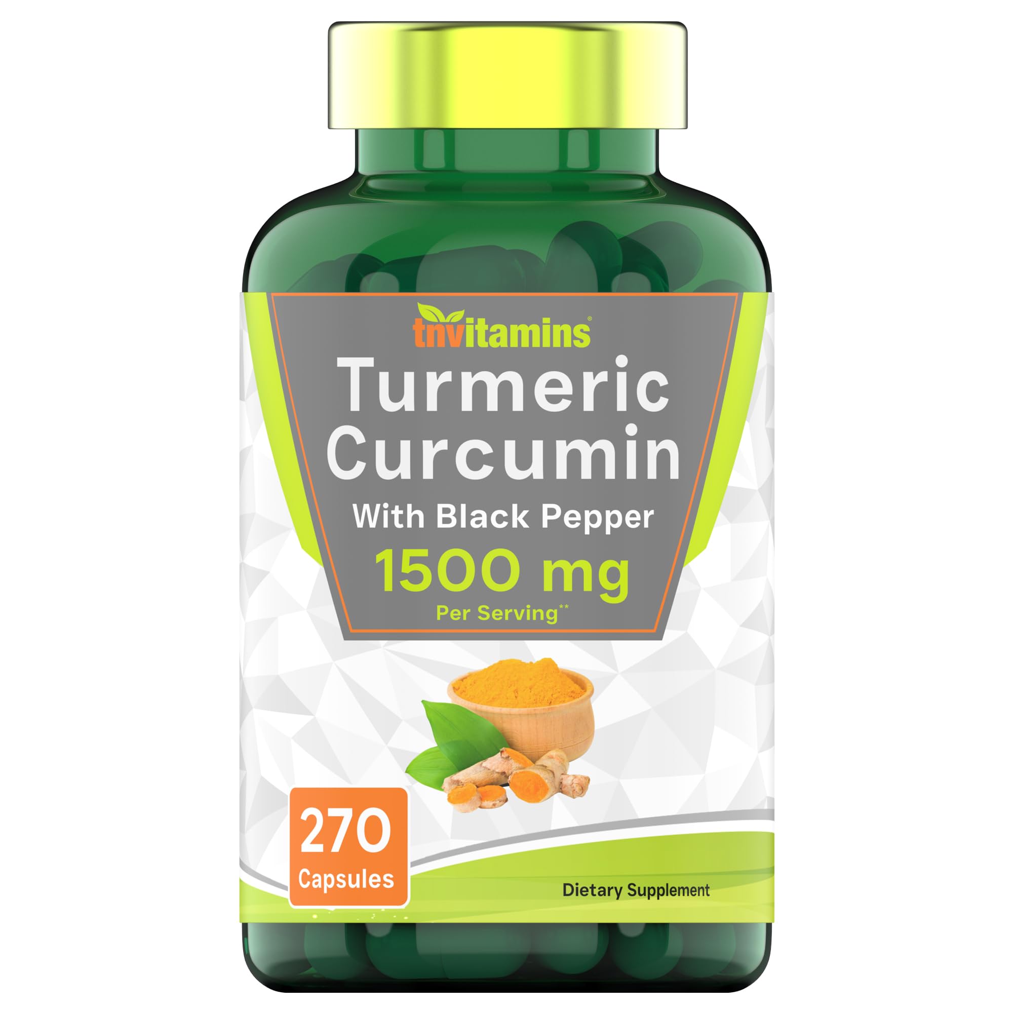 tnvitamins frasco frente mostrando etiqueta y tamaño grande