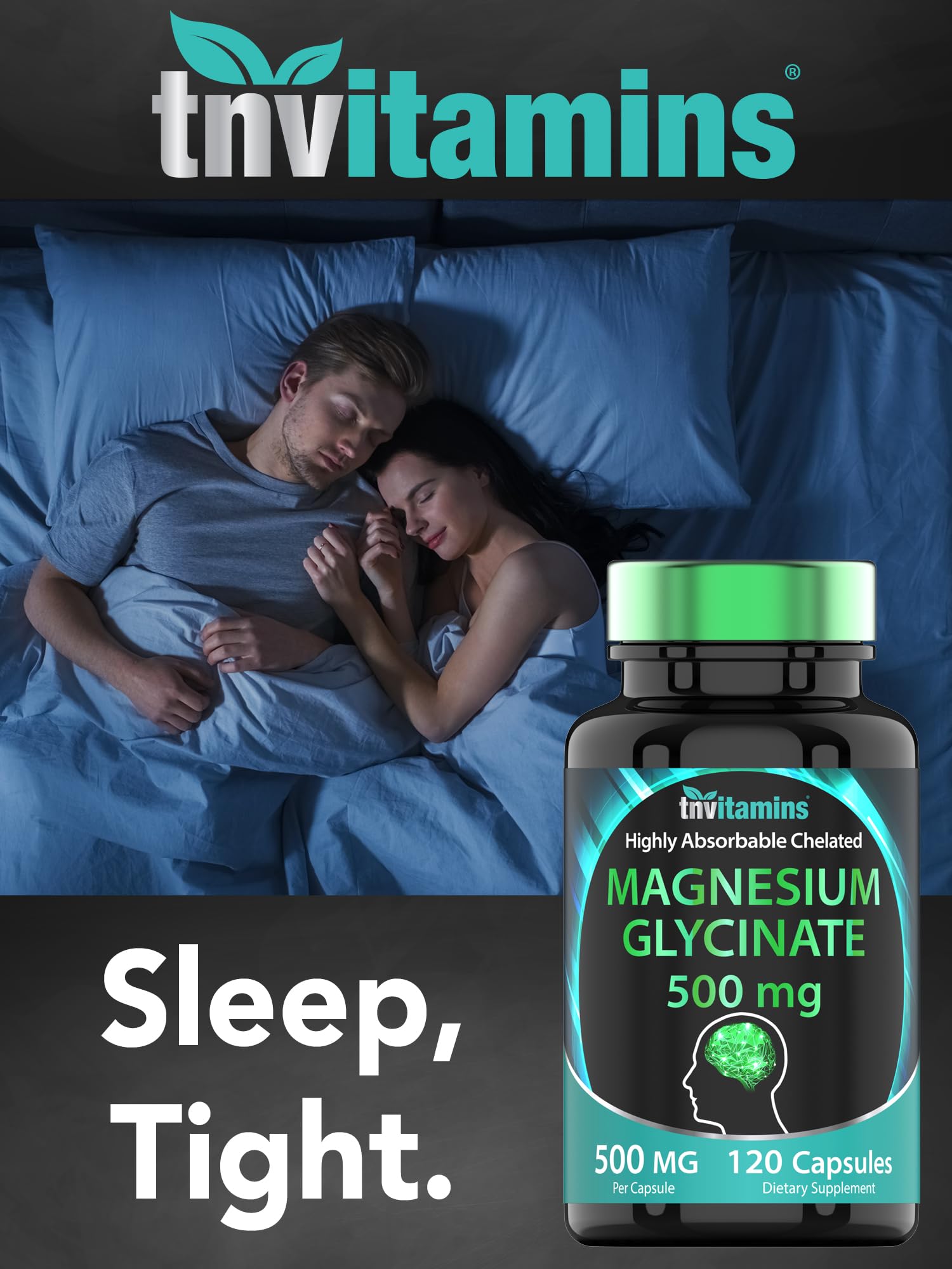 tnvitamins cápsula junto a mano para comparar tamaño y facilidad de uso
