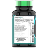 tnvitamins cápsula junto a pesas insinuando apoyo muscular y recuperación