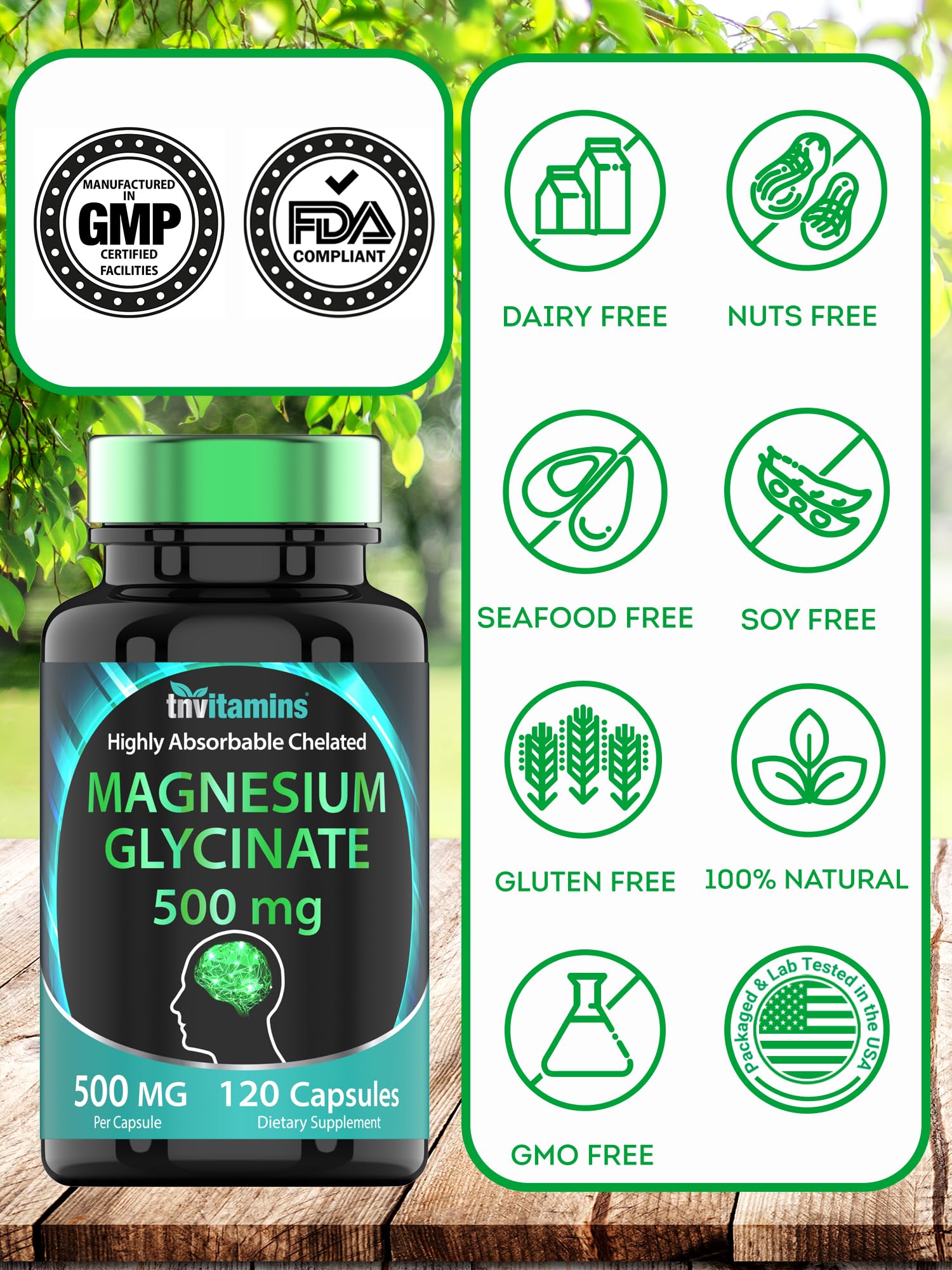 tnvitamins etiqueta nutricional legible con ingredientes y beneficios comprobables