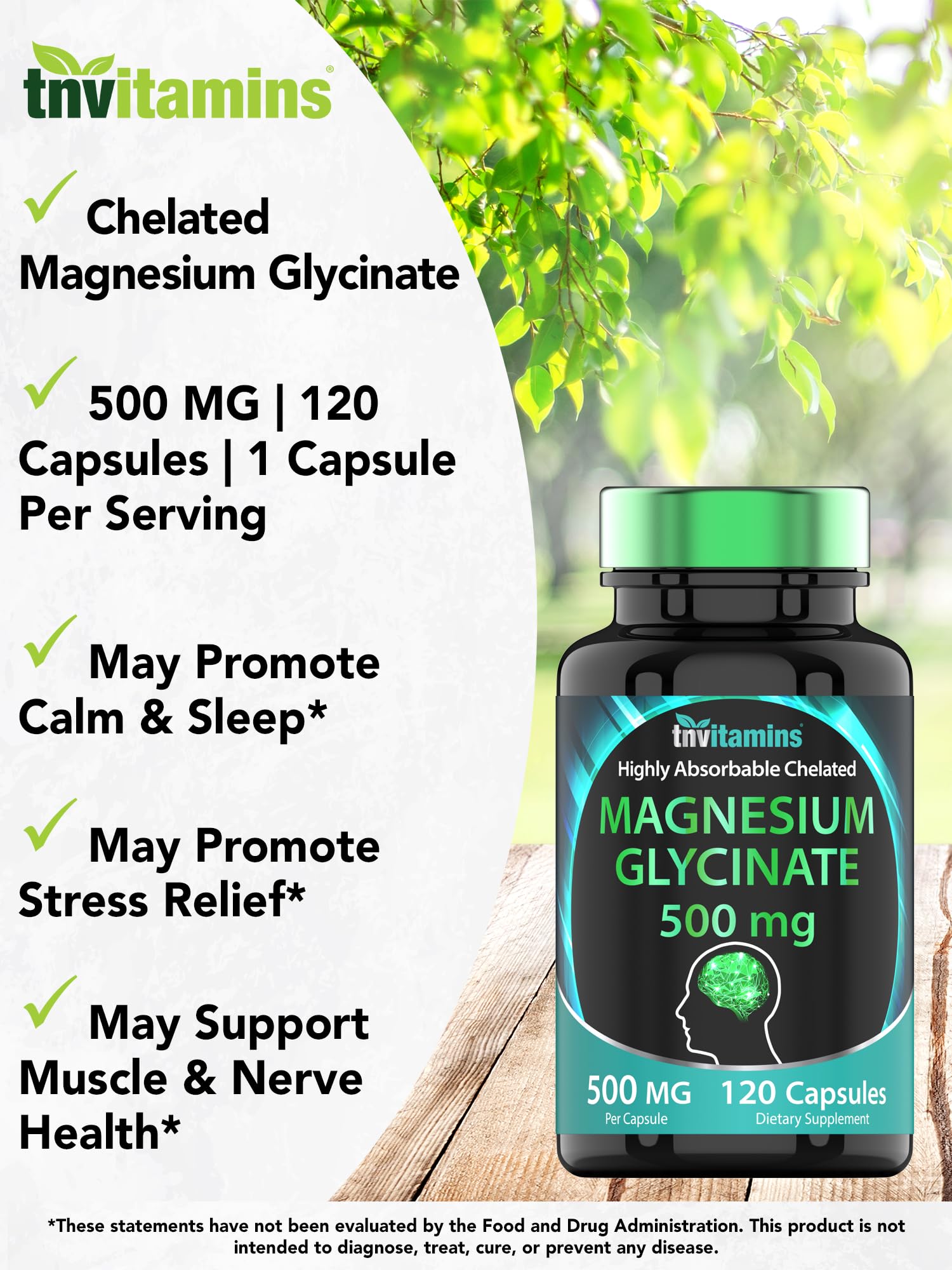 tnvitamins polvo de magnesio glicinato en detalle que indica pureza y textura fina