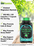tnvitamins polvo de magnesio glicinato en detalle que indica pureza y textura fina