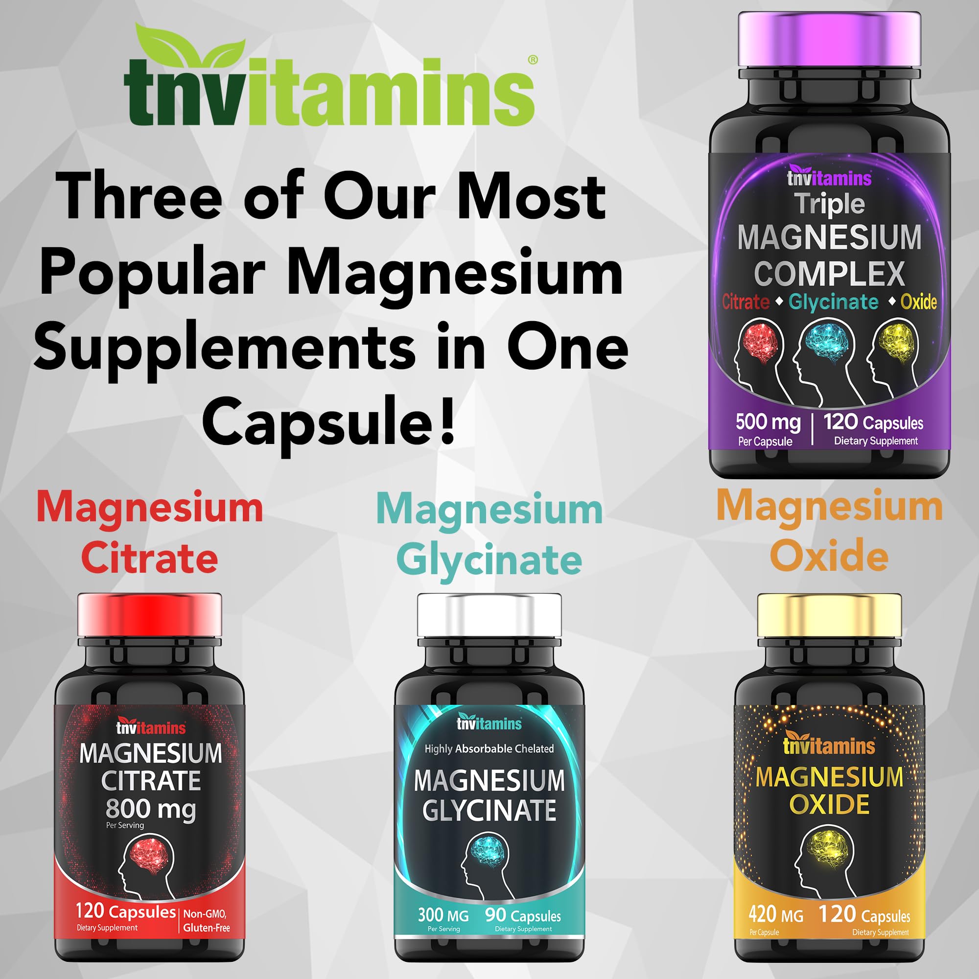 tnvitamins comparación de tamaño del frasco junto a objetos cotidianos