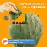 Toast! primer plano de la textura de la gominola que evidencia ingredientes naturales