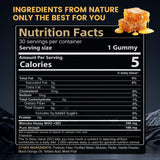 TOGOLIUN ingredientes clave: shilajit, miel de Manuka y monk fruit visible