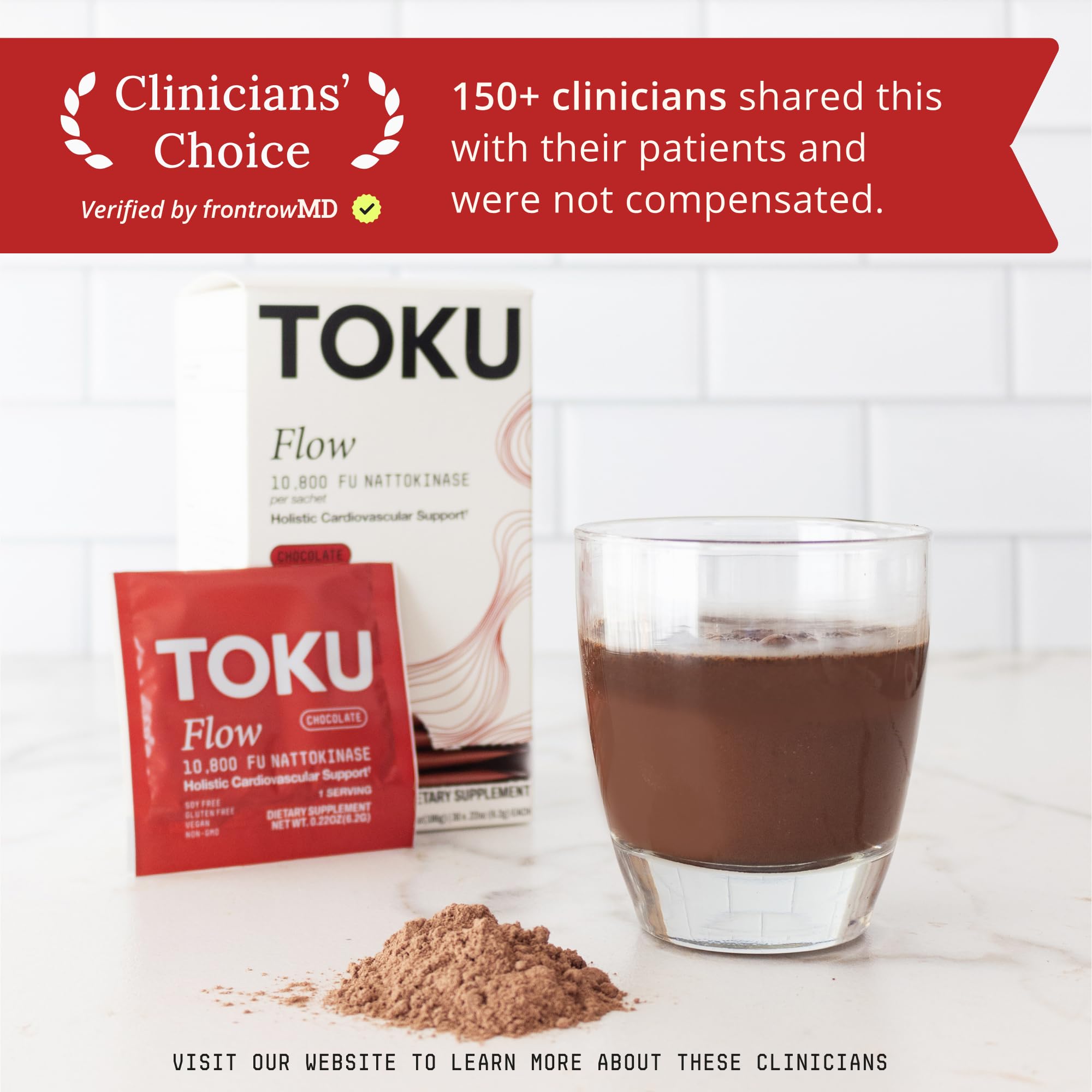 Toku etiqueta nutricional en detalle con información de ingredientes
