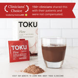 Toku etiqueta nutricional en detalle con información de ingredientes