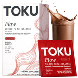 Toku empaque frontal chocolate mostrando sobres y beneficio práctico