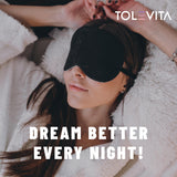 TOLEVITA en ambiente de dormitorio relajado, ayuda a crear una rutina nocturna
