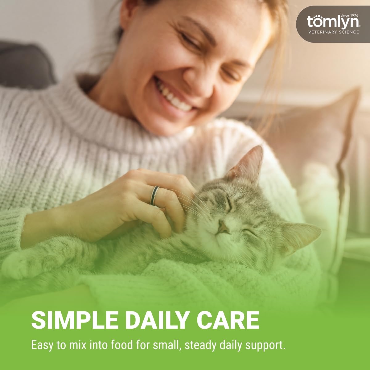 TOMLYN ambiente de cocina con envase visible, uso cotidiano y accesible