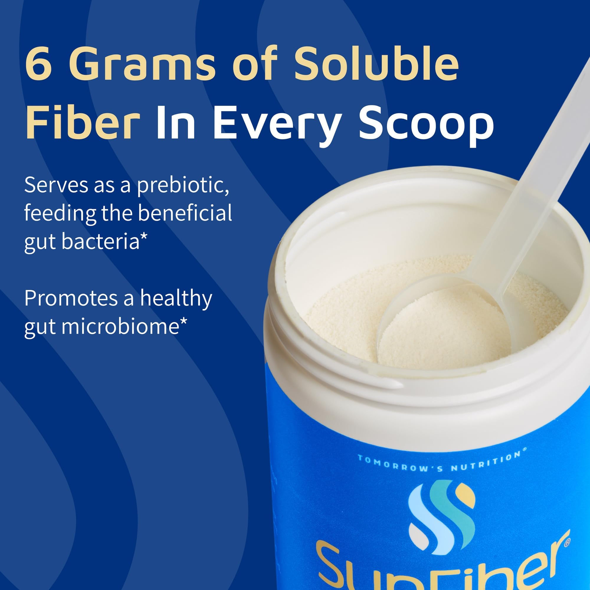 Tomorrow's Nutrition Sunfiber añadido a un batido para mayor saciedad