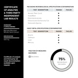 Toniiq Bacopa cápsula en mano mostrando tamaño real y facilidad de ingestión