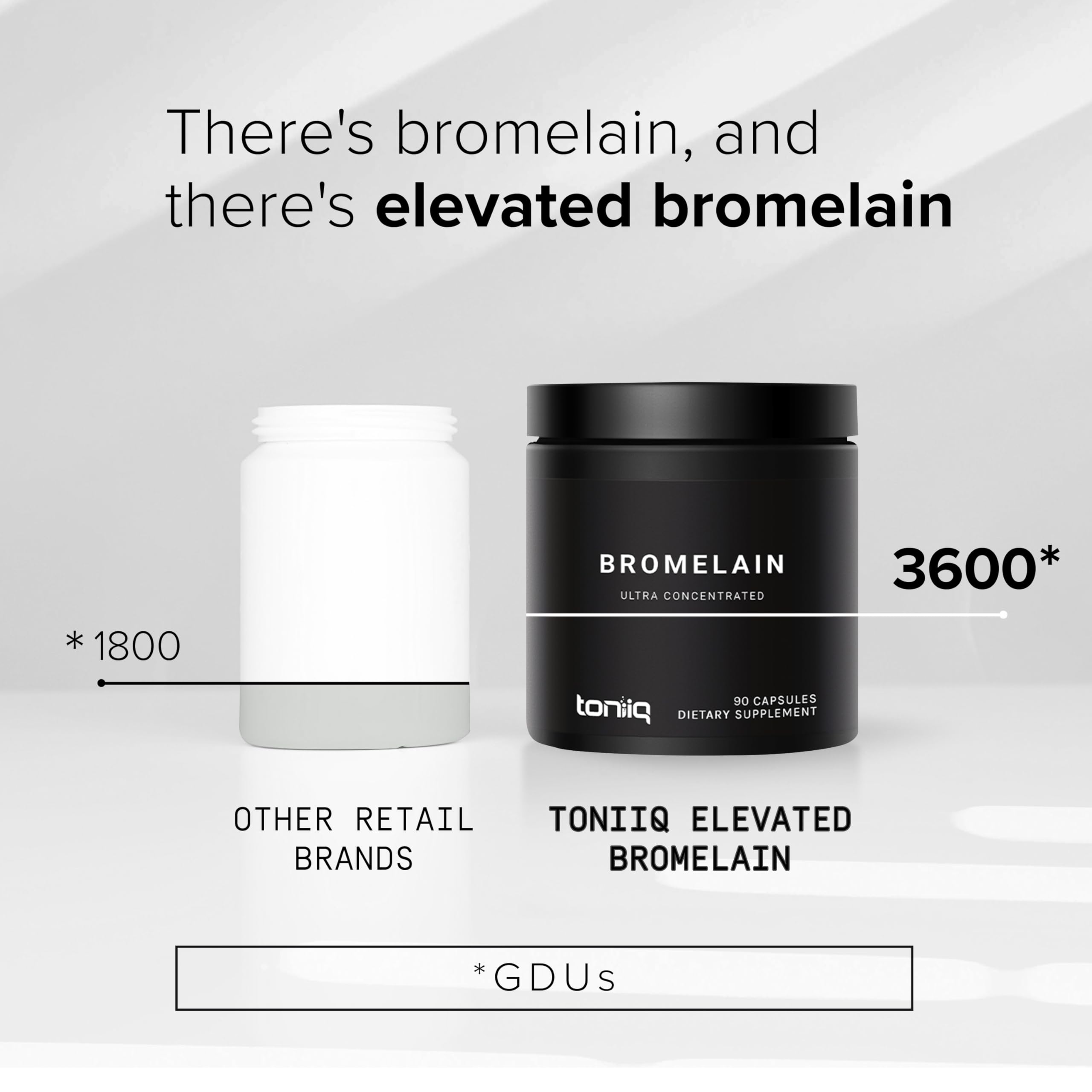Toniiq polvo de bromelina textura, alta concentración y aspecto puro