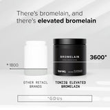 Toniiq polvo de bromelina textura, alta concentración y aspecto puro