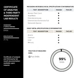 Toniiq cápsula entre dedos mostrando tamaño y dosificación práctica