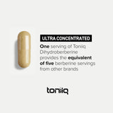 Toniiq etiqueta de ingredientes con dosis estandarizadas y claridad