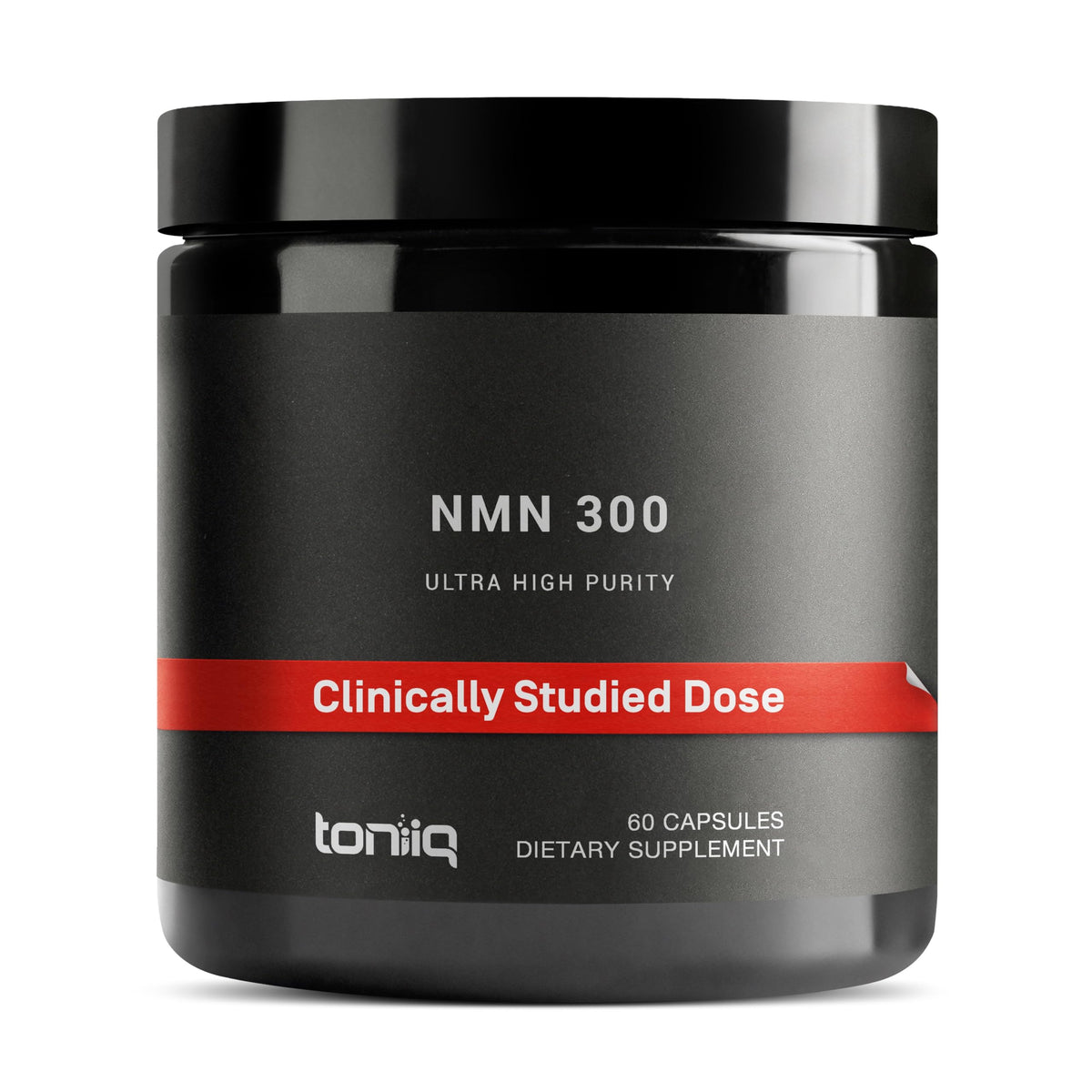 Toniiq frasco frontal mostrando el producto y beneficio de protección