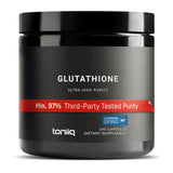Toniiq envase frontal de Glutathione 1000mg mostrando diseño y cantidad