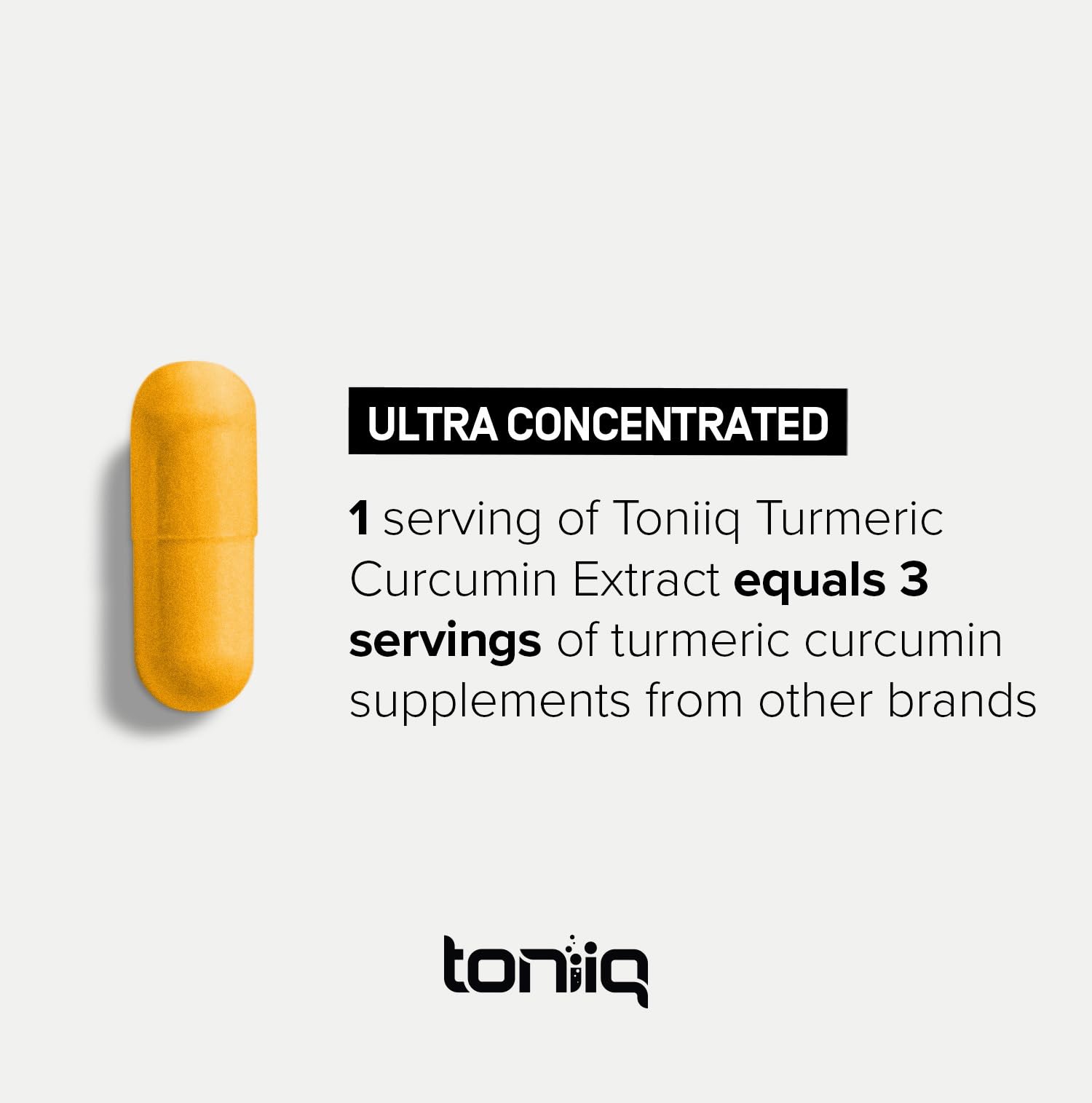 Toniiq ingredientes piperina y MCT juntos indicando mejora de absorción