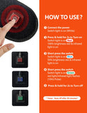 Topcupro contenido del paquete desplegado: muñequera, cable, enchufe, manual y correas