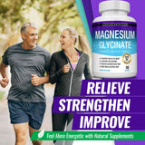 Toplux deportista estirando con el suplemento para recuperación muscular y bienestar