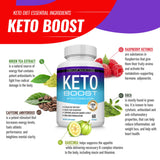Toplux Keto Boost polvo y cápsulas juntas resaltando ingredientes naturales