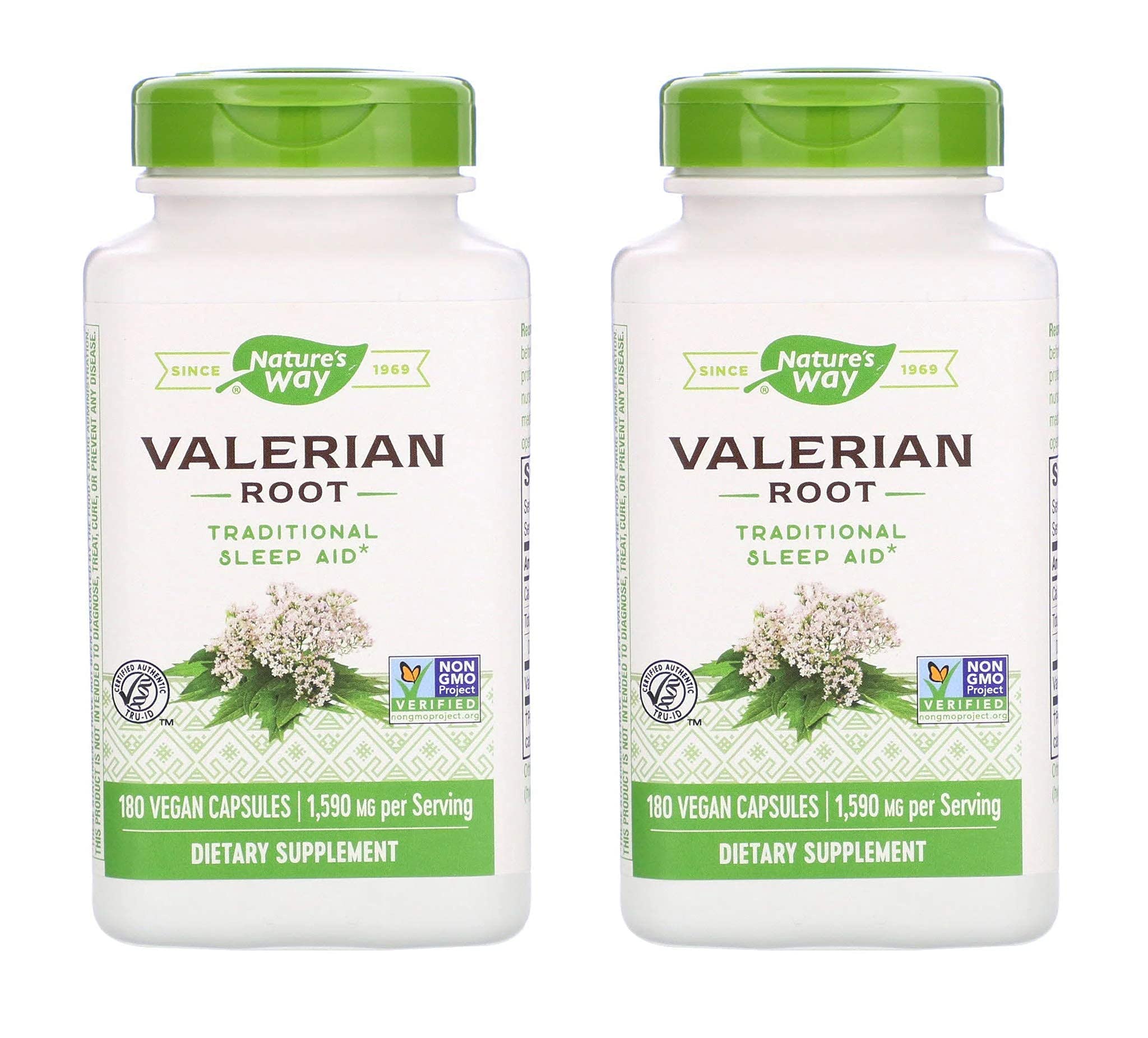 TOPNaturePlus frasco frontal con 180 cápsulas veganas mostrando etiqueta clara y beneficios