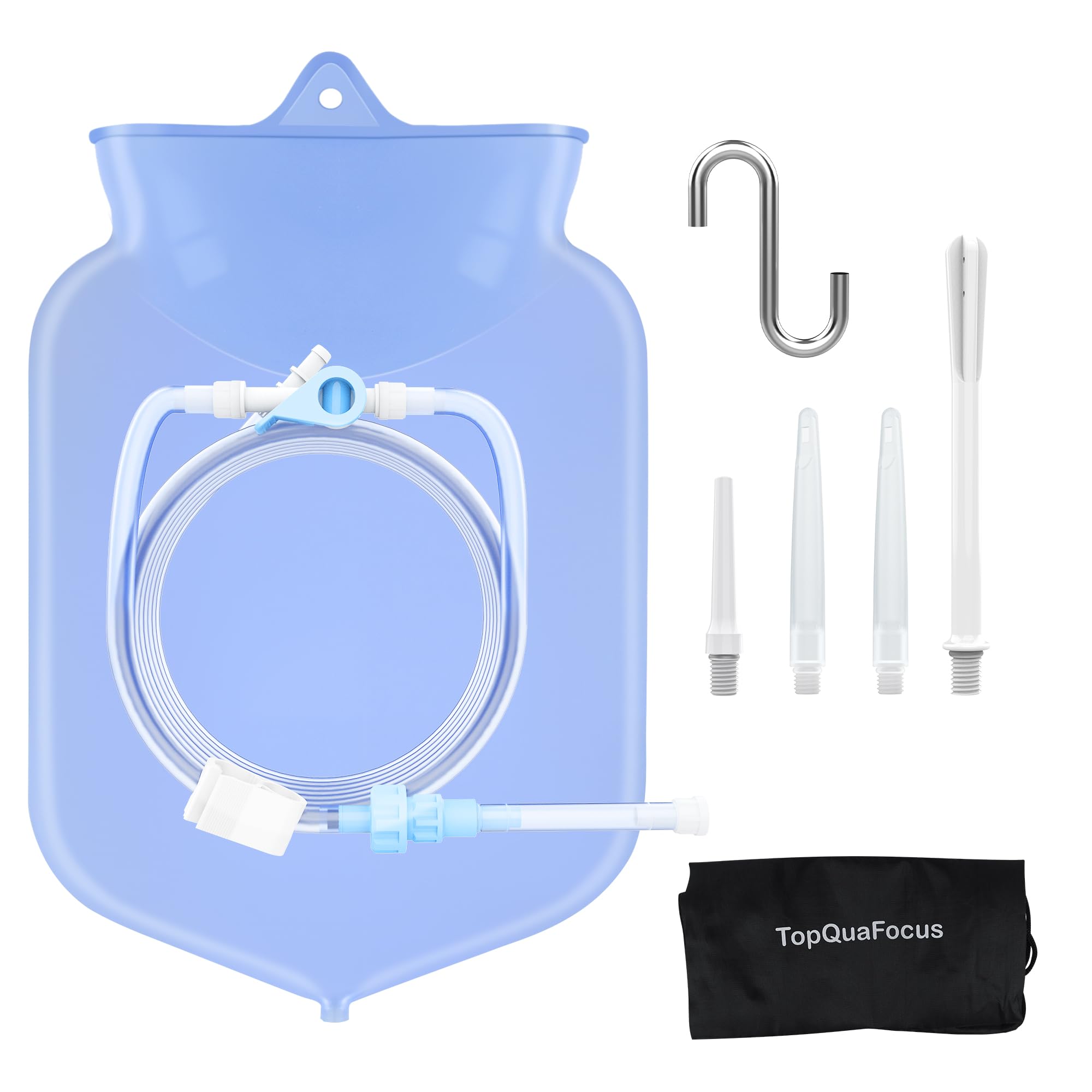 TopQuaFocus bolsa frontal mostrando capacidad y transparencia para fácil control