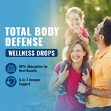 Total Nutra etiqueta detallada con lista de vitaminas y extractos naturales