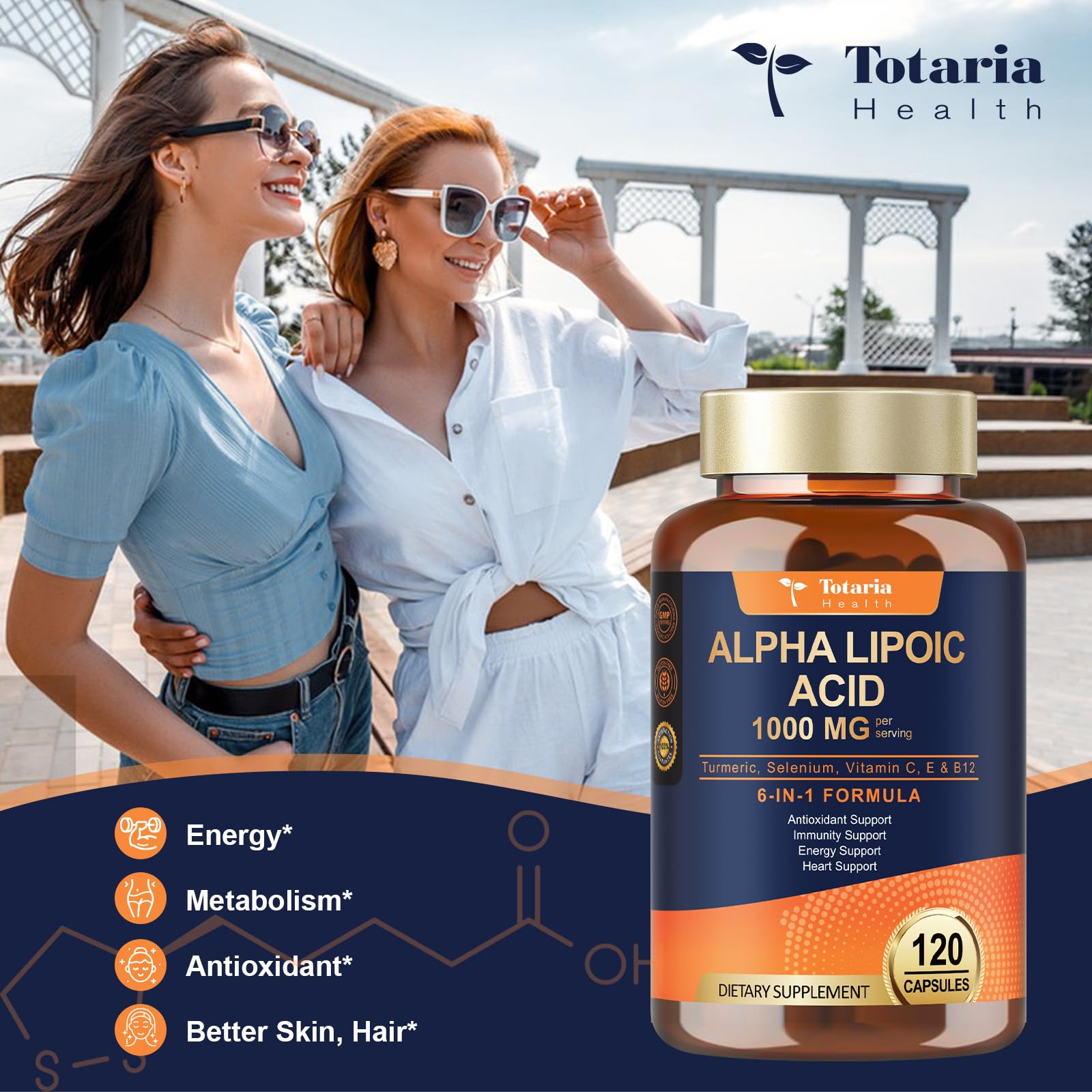 Totaria etiqueta nutricional con ingredientes clave y transparencia