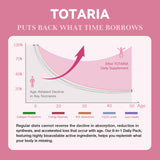 Totaria ingredientes activos en plato para verificación de calidad