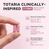 Totaria cápsulas junto a mesita de noche sugiriendo apoyo al sueño