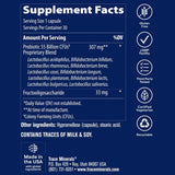 Trace Minerals cápsula abierta con contenido de polvo para transparencia