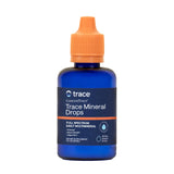 Trace Minerals frasco ConcenTrace frontal mostrando envase compacto y concentración