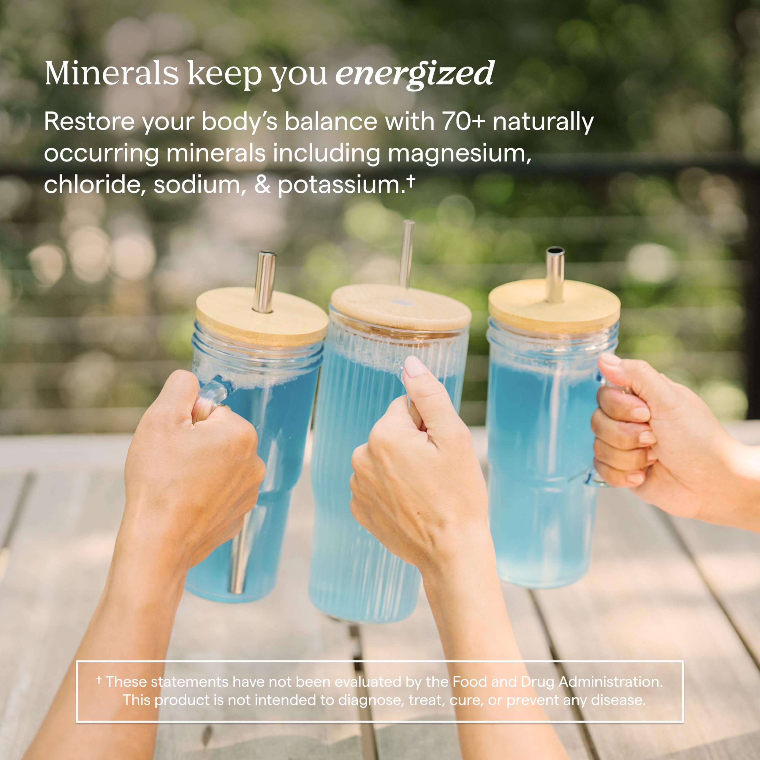 Trace Minerals cucharita medidora con polvo listo para usar, dosificación práctica