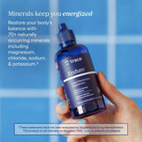 Trace Minerals Endure comparación de tamaño 4 oz para transporte sencillo
