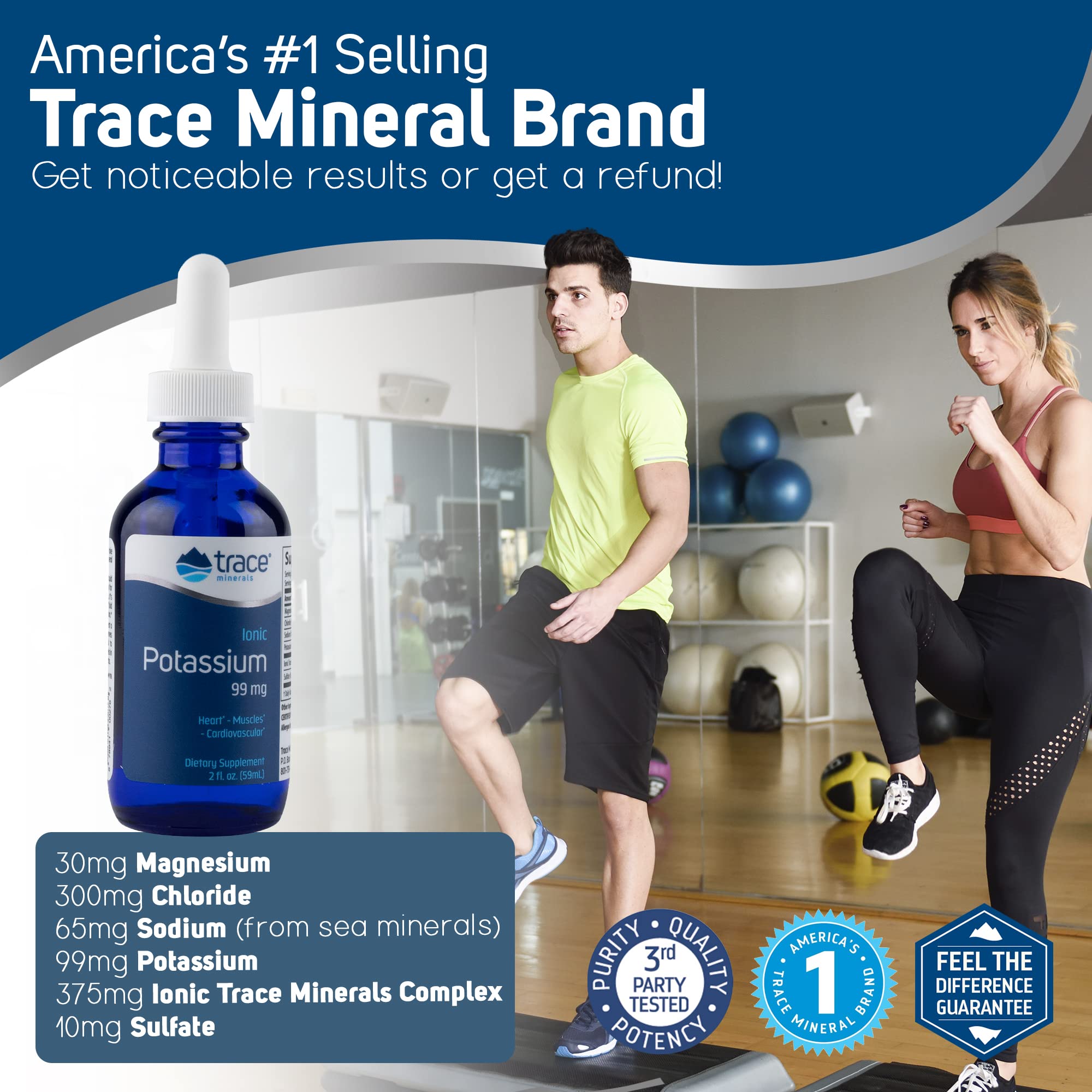 Trace Minerals usado por atleta tras entrenamiento para recuperar electrolitos