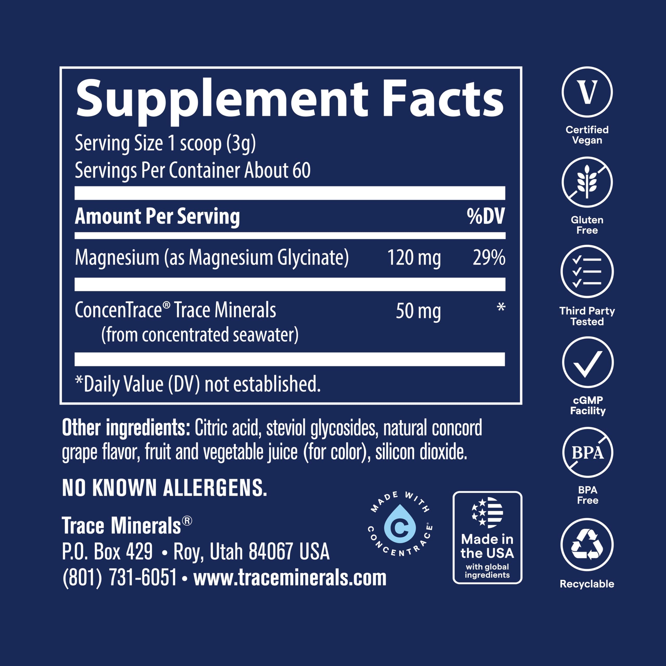 Trace Minerals producto en mesa de desayuno estilo de vida saludable, integración diaria sencilla