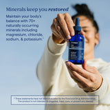 Trace Minerals etiqueta con información nutricional y certificaciones visibles