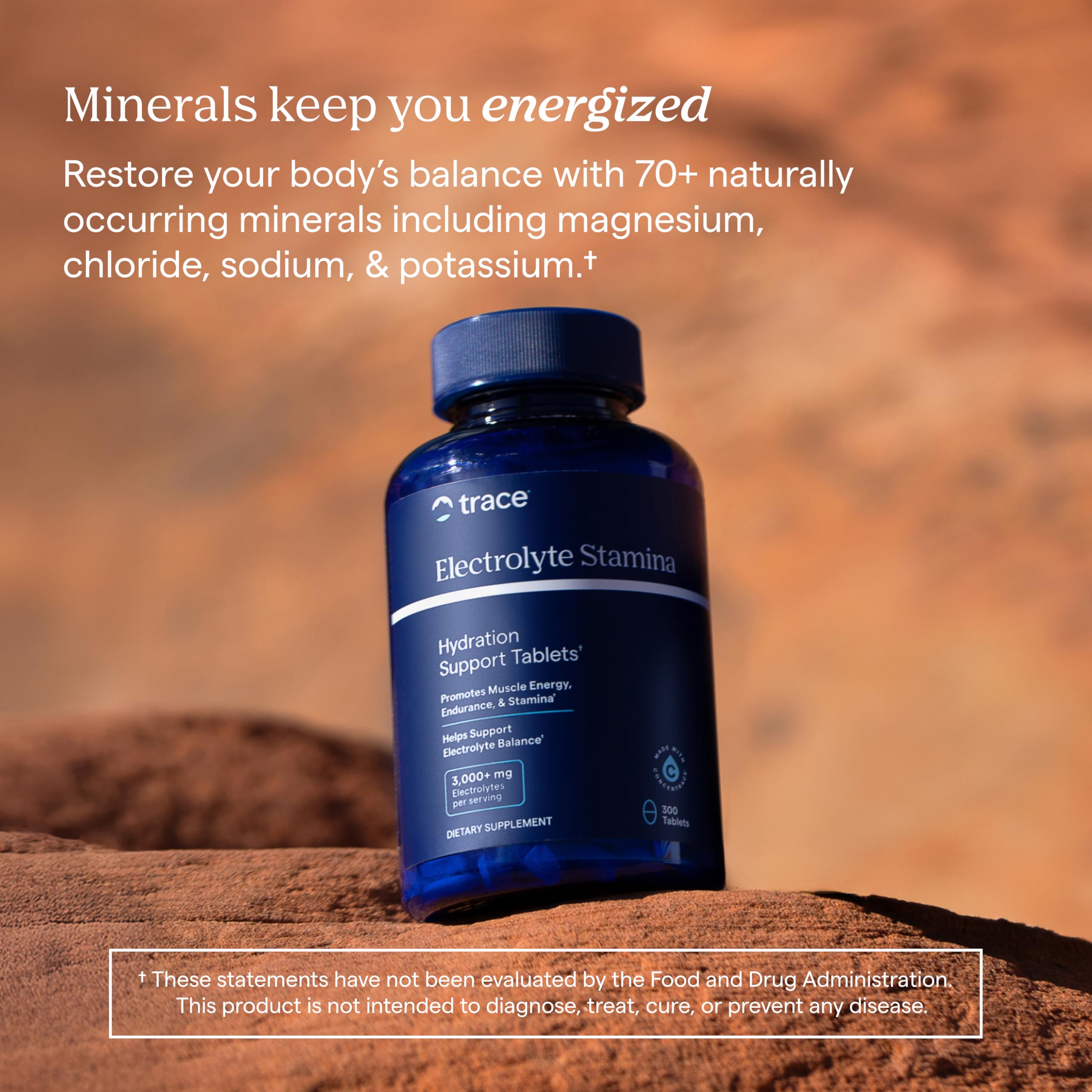 Trace Minerals etiqueta nutricional destacando minerales clave y transparencia