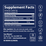 Trace Minerals etiqueta nutricional en detalle, información clara