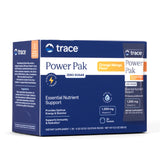Trace Minerals frente del empaque mostrando 30 sobres, práctico y transportable